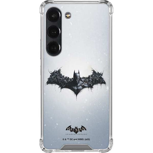 DC Comics Arkham Origins Arkham Logo Galaxy S23 Clear Case