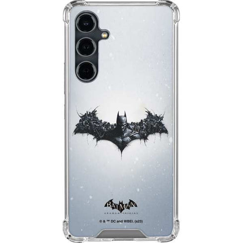 DC Comics Arkham Origins Arkham Logo Galaxy S23 FE Clear Case