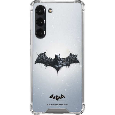 DC Comics Arkham Origins Arkham Logo Galaxy S23 Plus Clear Case