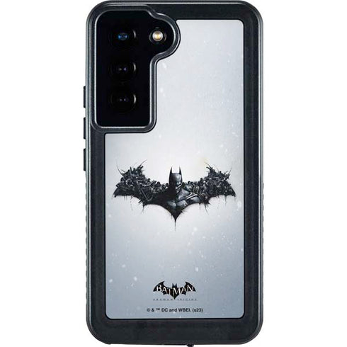 DC Comics Arkham Origins Arkham Logo Galaxy S23 Waterproof Case
