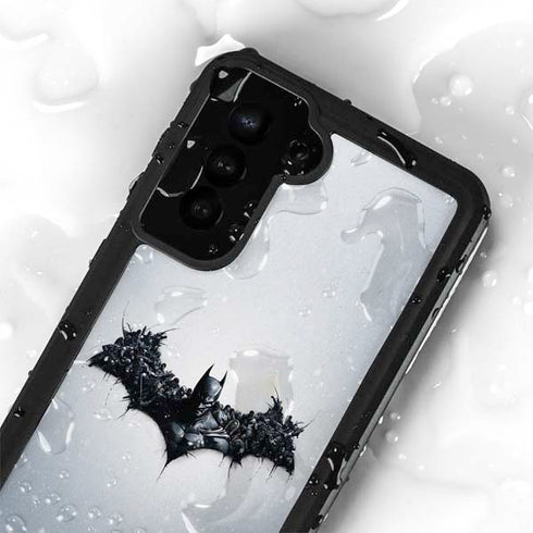 DC Comics Arkham Origins Arkham Logo Galaxy S23 Waterproof Case