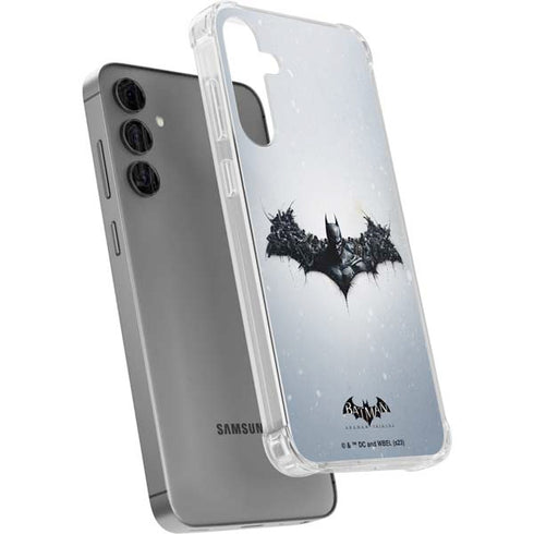 DC Comics Arkham Origins Arkham Logo Galaxy S24 Plus Clear Case
