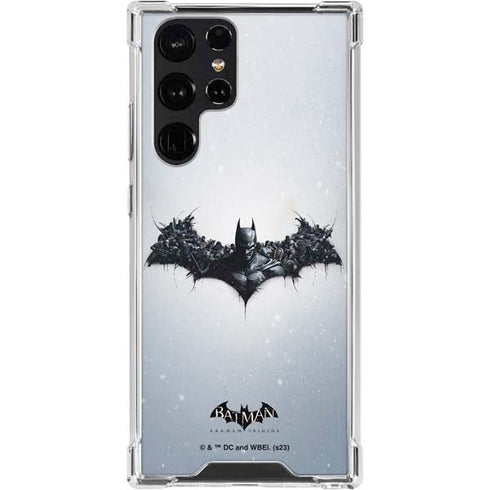 DC Comics Arkham Origins Arkham Logo Galaxy S24 Ultra Clear Case