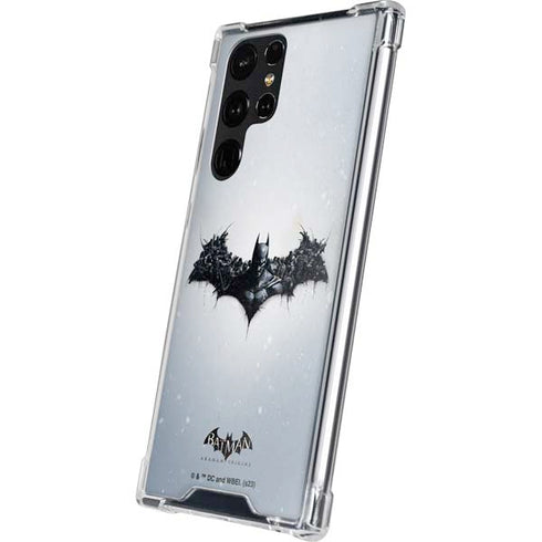 DC Comics Arkham Origins Arkham Logo Galaxy S24 Ultra Clear Case