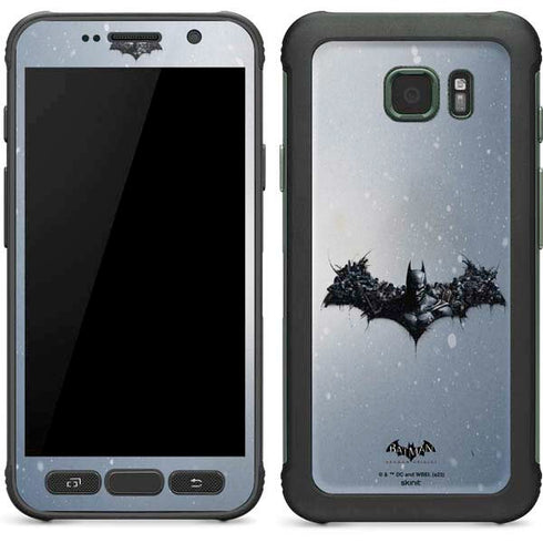 DC Comics Arkham Origins Arkham Logo Galaxy S7 Active Skin