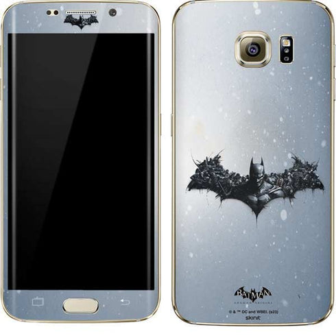 DC Comics Arkham Origins Arkham Logo Galaxy S7 Edge Skin