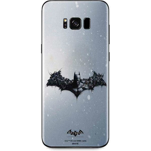 DC Comics Arkham Origins Arkham Logo Galaxy S8 Plus Skin