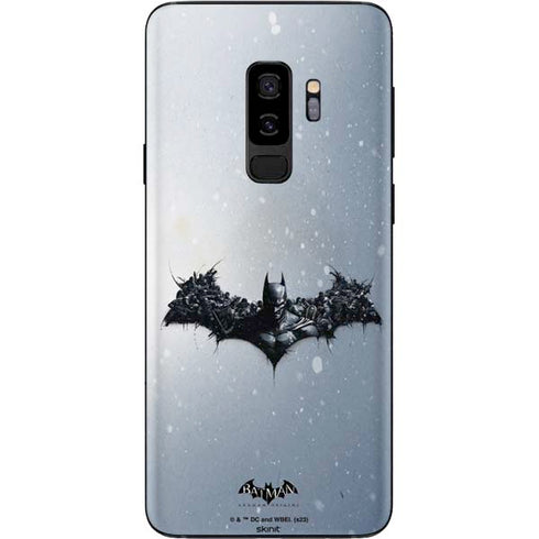 DC Comics Arkham Origins Arkham Logo Galaxy S9 Plus Skin