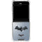 DC Comics Arkham Origins Arkham Logo Galaxy Z Flip5 5G Clear Case