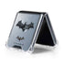 DC Comics Arkham Origins Arkham Logo Galaxy Z Flip5 5G Clear Case