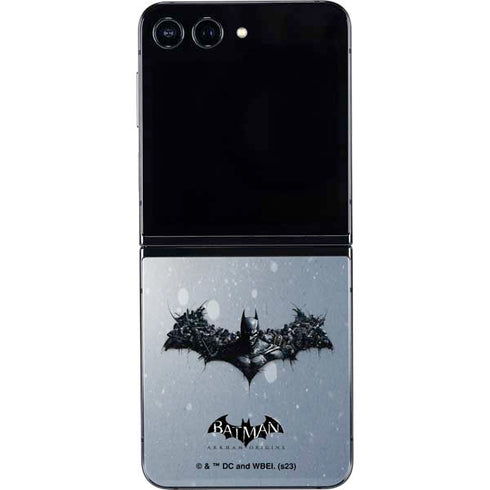 DC Comics Arkham Origins Arkham Logo Galaxy Z Flip5 5G Skin