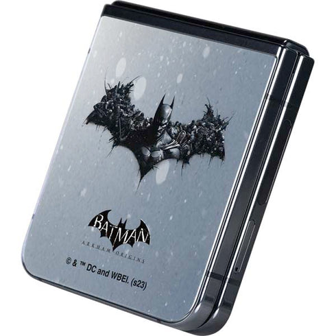 DC Comics Arkham Origins Arkham Logo Galaxy Z Flip5 5G Skin