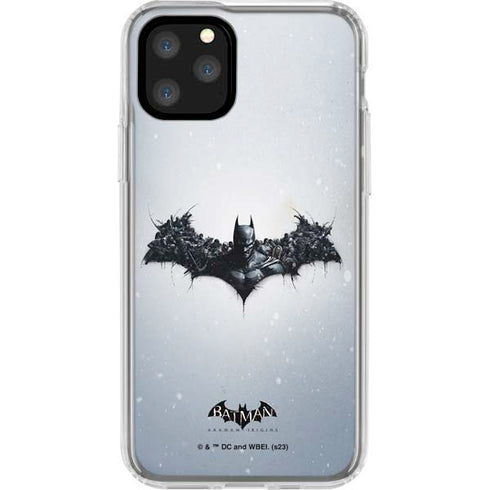 DC Comics Arkham Origins Arkham Logo iPhone 11 Pro Clear Case