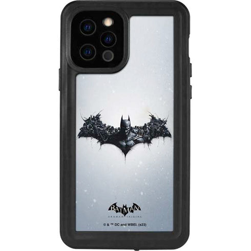DC Comics Arkham Origins Arkham Logo iPhone 12 Pro Waterproof Case