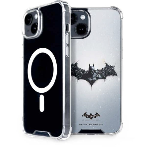DC Comics Arkham Origins Arkham Logo iPhone 13 MagSafe Case