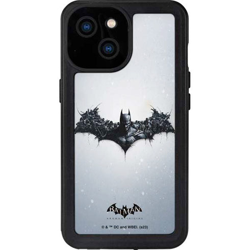 DC Comics Arkham Origins Arkham Logo iPhone 13 Mini Waterproof Case