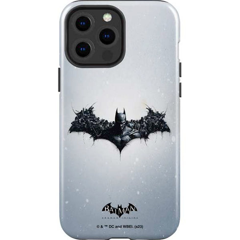 DC Comics Arkham Origins Arkham Logo iPhone 13 Pro Max Impact Case