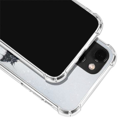 DC Comics Arkham Origins Arkham Logo iPhone 14 Plus Clear Case