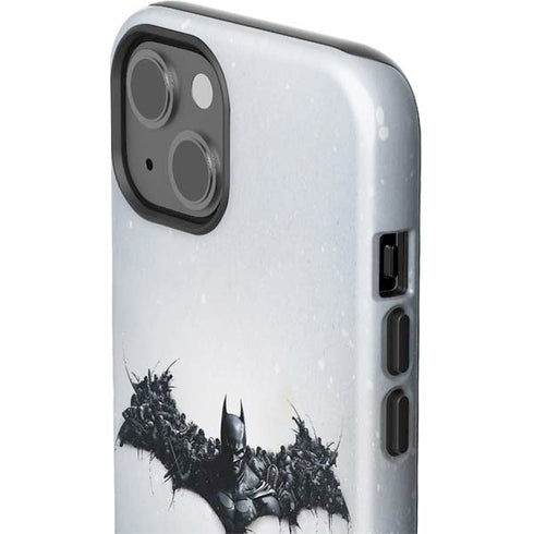 DC Comics Arkham Origins Arkham Logo iPhone 15 Plus Impact Case