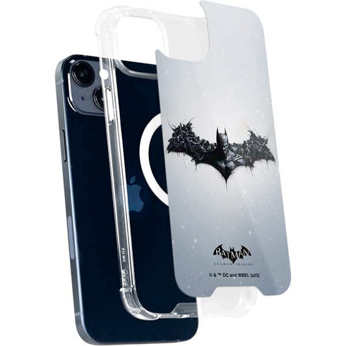 DC Comics Arkham Origins Arkham Logo iPhone 15 Plus MagSafe Case