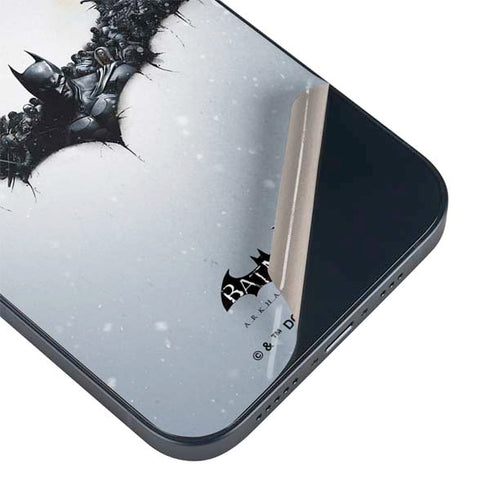 DC Comics Arkham Origins Arkham Logo iPhone 15 Plus Skin