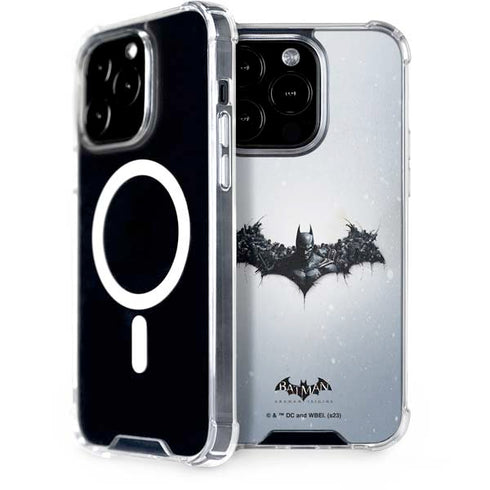 DC Comics Arkham Origins Arkham Logo iPhone 15 Pro MagSafe Case