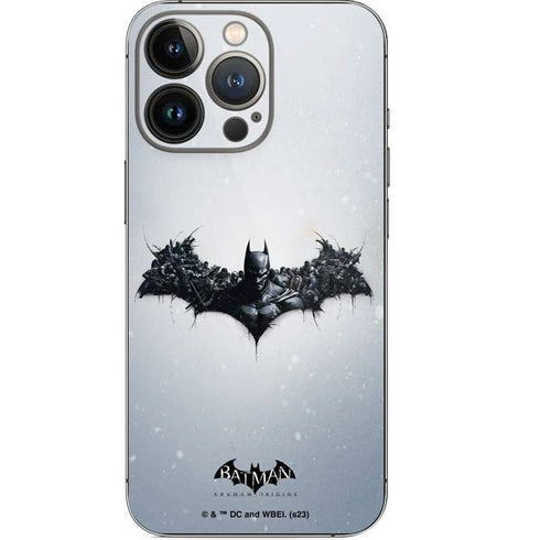 DC Comics Arkham Origins Arkham Logo iPhone 14 Pro Skin