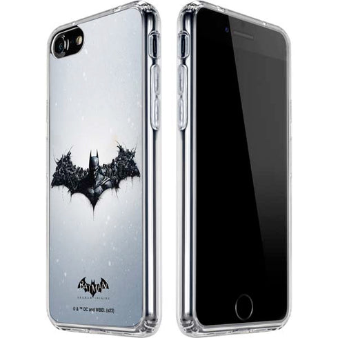 DC Comics Arkham Origins Arkham Logo iPhone SE (2nd & 3rd Gen) Clear Case
