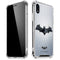 DC Comics Arkham Origins Arkham Logo iPhone XR Clear Case