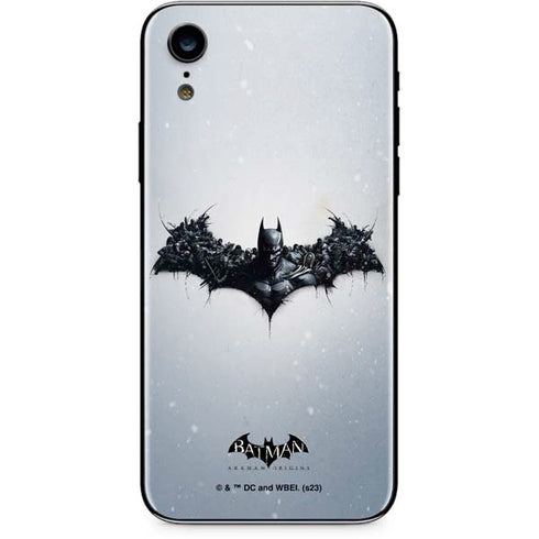 DC Comics Arkham Origins Arkham Logo iPhone XR Skin