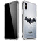 DC Comics Arkham Origins Arkham Logo iPhone XS Max Clear Case