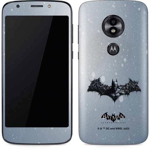 DC Comics Arkham Origins Arkham Logo Moto E5 Play Skin