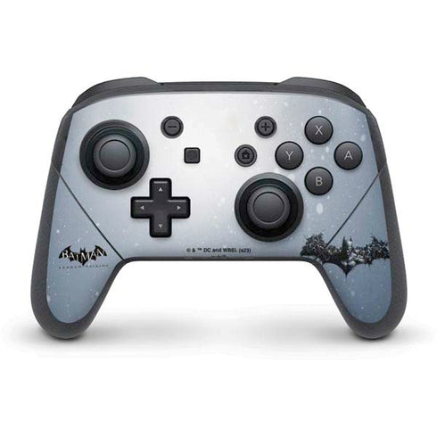 DC Comics Arkham Origins Arkham Logo Nintendo Switch Pro Controller Skin