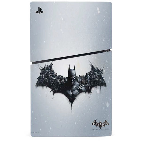 DC Comics Arkham Origins Arkham Logo PS5 Slim Disk Bundle Skin