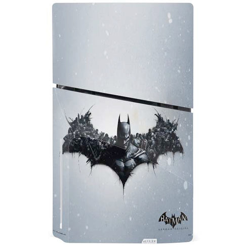 DC Comics Arkham Origins Arkham Logo PS5 Slim Disk Bundle Skin