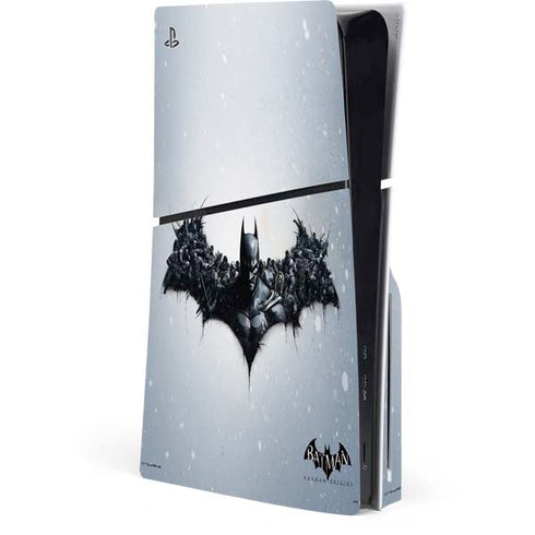 DC Comics Arkham Origins Arkham Logo PS5 Slim Disk Console Skin