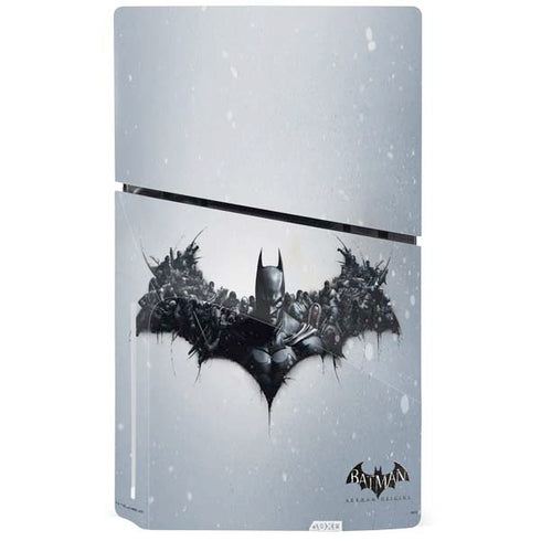 DC Comics Arkham Origins Arkham Logo PS5 Slim Disk Console Skin