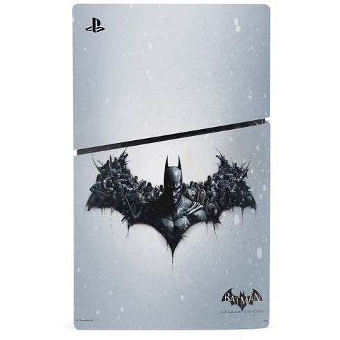 DC Comics Arkham Origins Arkham Logo PS5 Slim Digital Edition Bundle Skin
