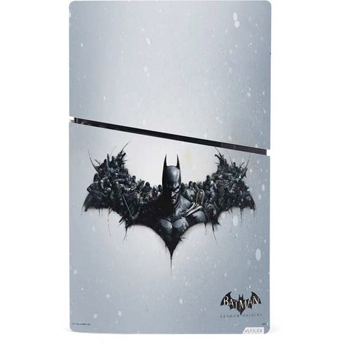 DC Comics Arkham Origins Arkham Logo PS5 Slim Digital Edition Bundle Skin