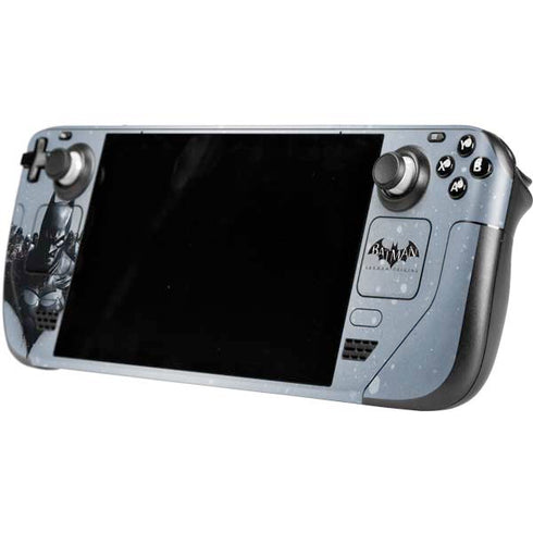 DC Comics Arkham Origins Arkham Logo Steam Deck Handheld Gaming Computer Skin