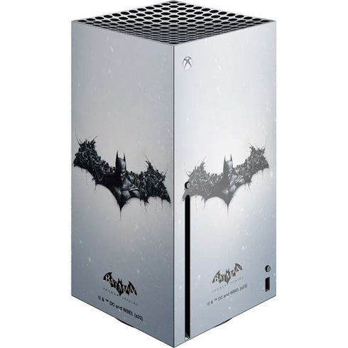 DC Comics Arkham Origins Arkham Logo Xbox Series X Console Skin