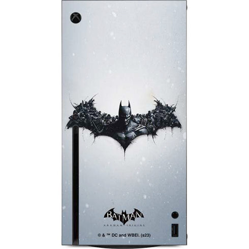 DC Comics Arkham Origins Arkham Logo Xbox Series X Console Skin