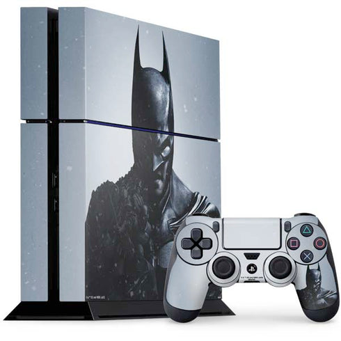 DC Comics Arkham Origins Batman PS4 Console and Controller Bundle Skin
