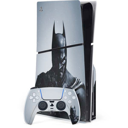 DC Comics Arkham Origins Batman PS5 Slim Disk Bundle Skin