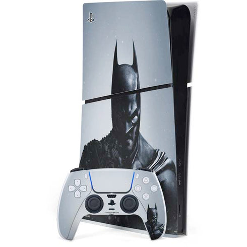 DC Comics Arkham Origins Batman PS5 Slim Digital Edition Console Skin