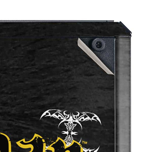 DC Comics Batman Dark Knight Logo Yellow & Black Cooler Master MasterBox Q300L Mini Tower Skin