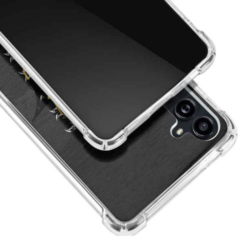 DC Comics Batman Dark Knight Logo Yellow & Black Galaxy A54 5G Clear Case