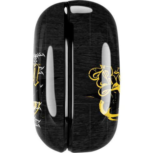 DC Comics Batman Dark Knight Logo Yellow & Black Galaxy Buds Pro Skin