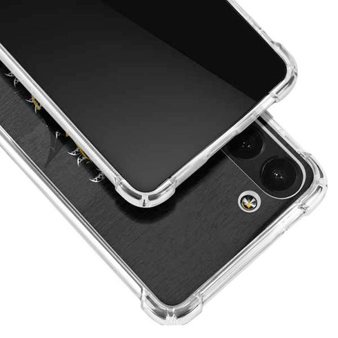 DC Comics Batman Dark Knight Logo Yellow & Black Galaxy S23 Clear Case