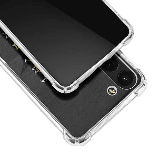 DC Comics Batman Dark Knight Logo Yellow & Black Galaxy S23 Plus Clear Case